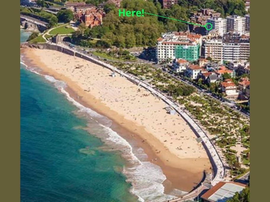 Apartamento A 5Min De La Playa De Ondarreta San Sebastián Exterior foto